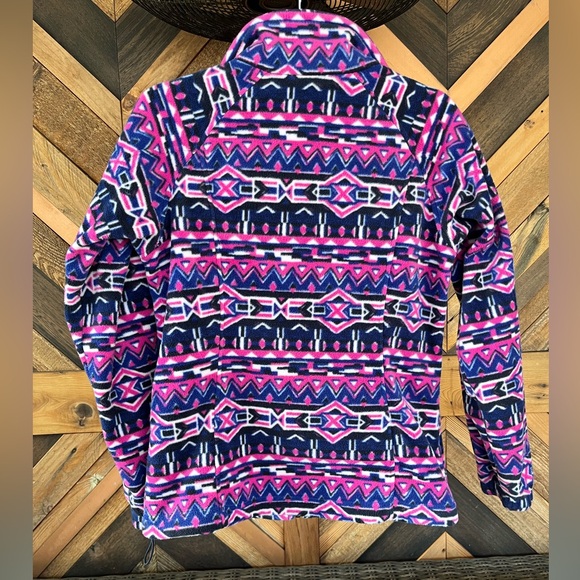 Women’s Columbia Zip Fleece Jacket Geo Shaped Size Small - Picture 5 of 8